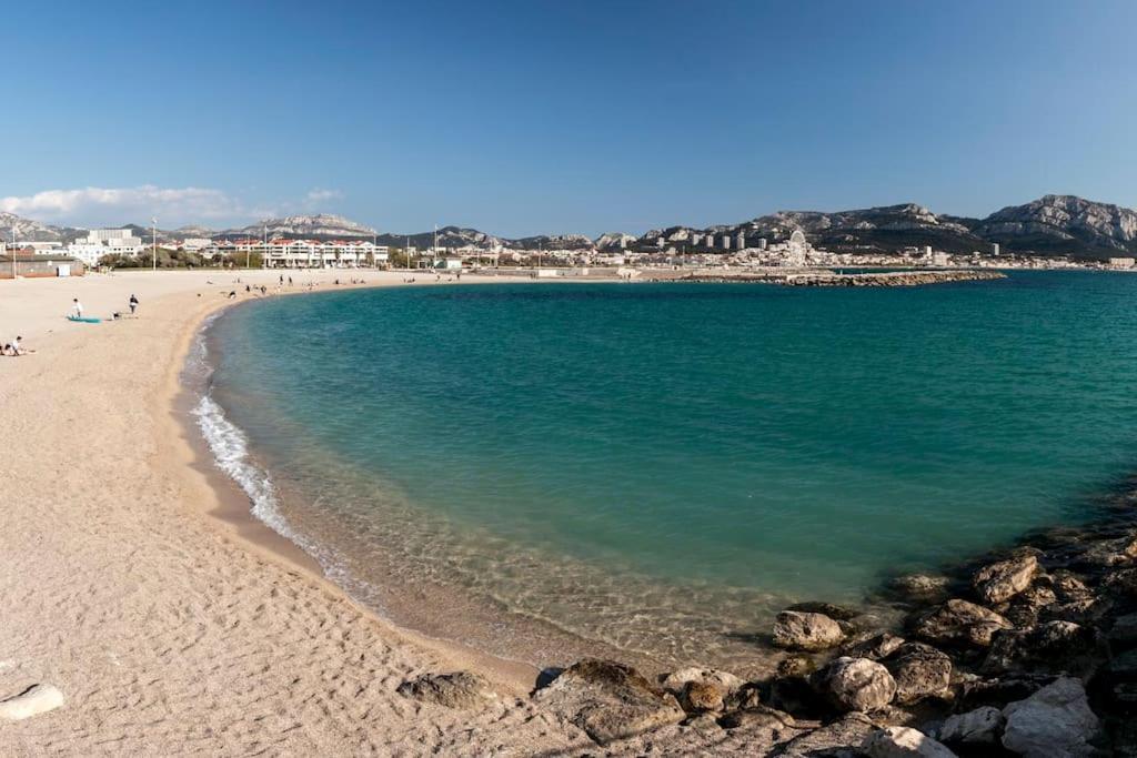 Residence Bord De Mer-Terasse-Plage Prado David Марсель Экстерьер фото